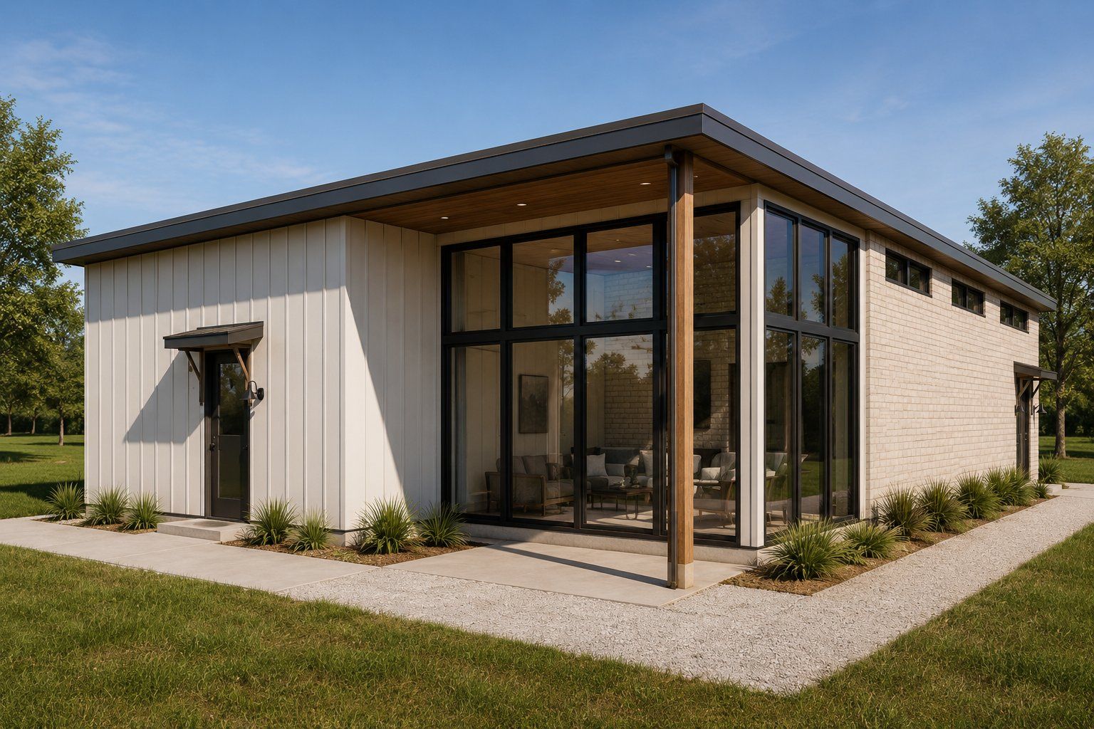 Modern Off-Grid Cabin